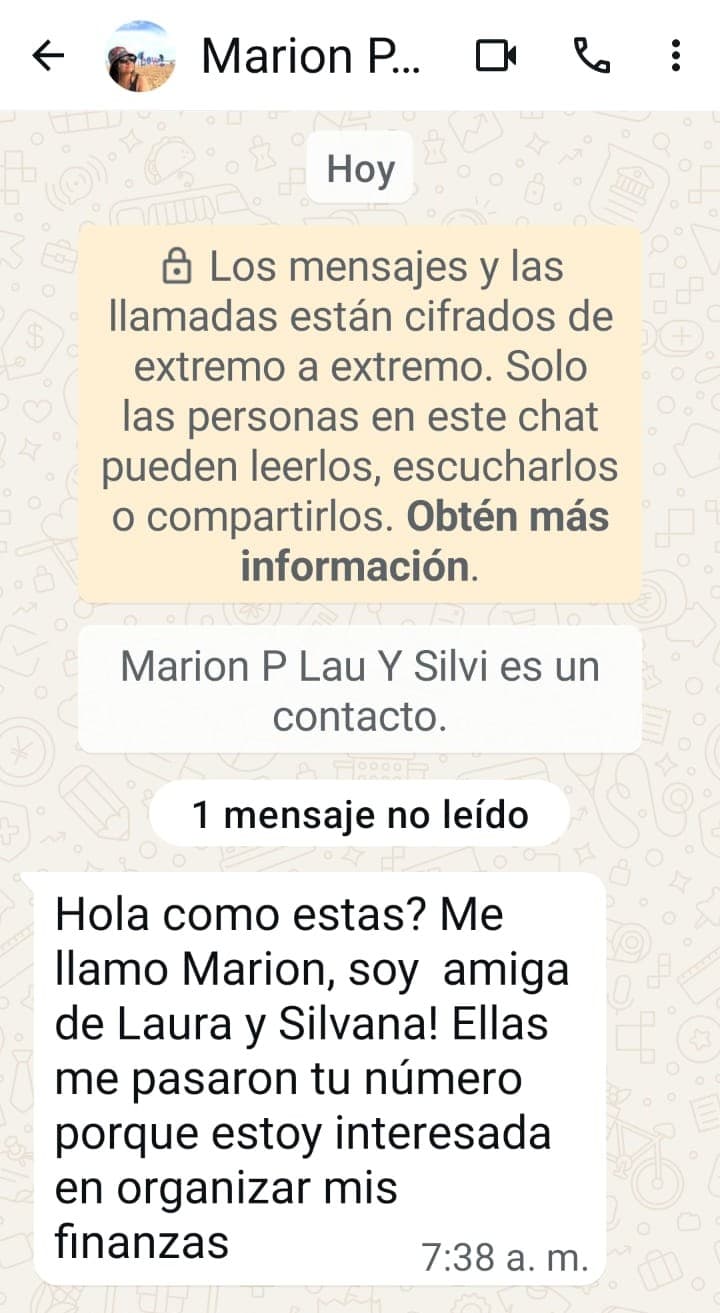 Testimonio de Marion