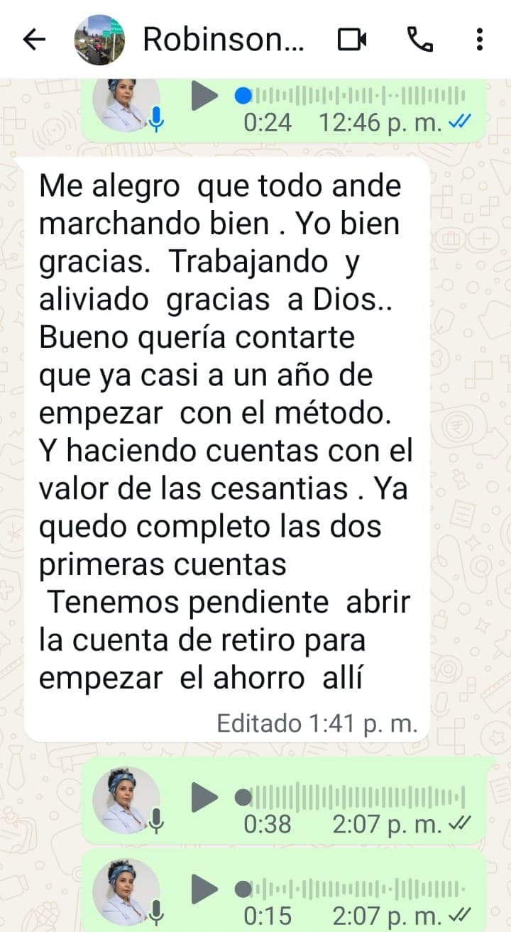 Testimonio de Robinson