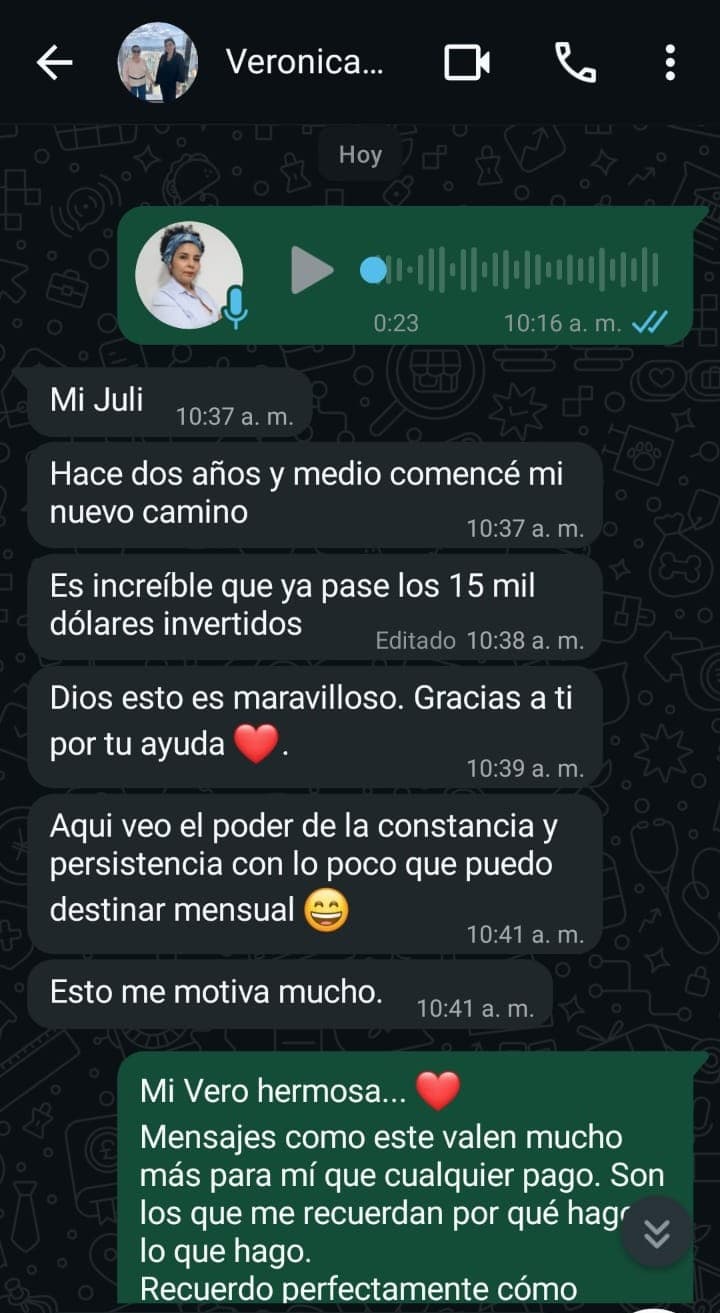 Testimonio de Verónica